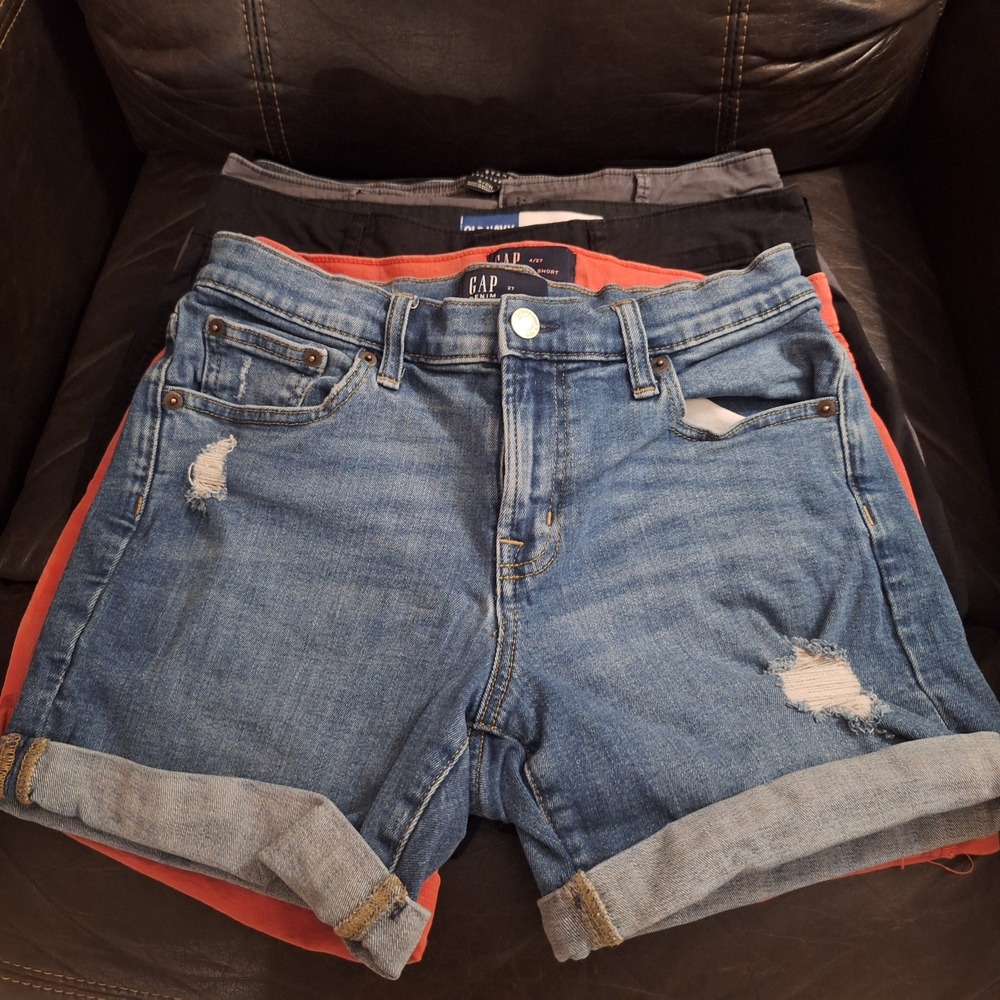 Gap, Old Navy, & More: Mixed Color Shorts Collection Bundle Size Lot S/4(27)